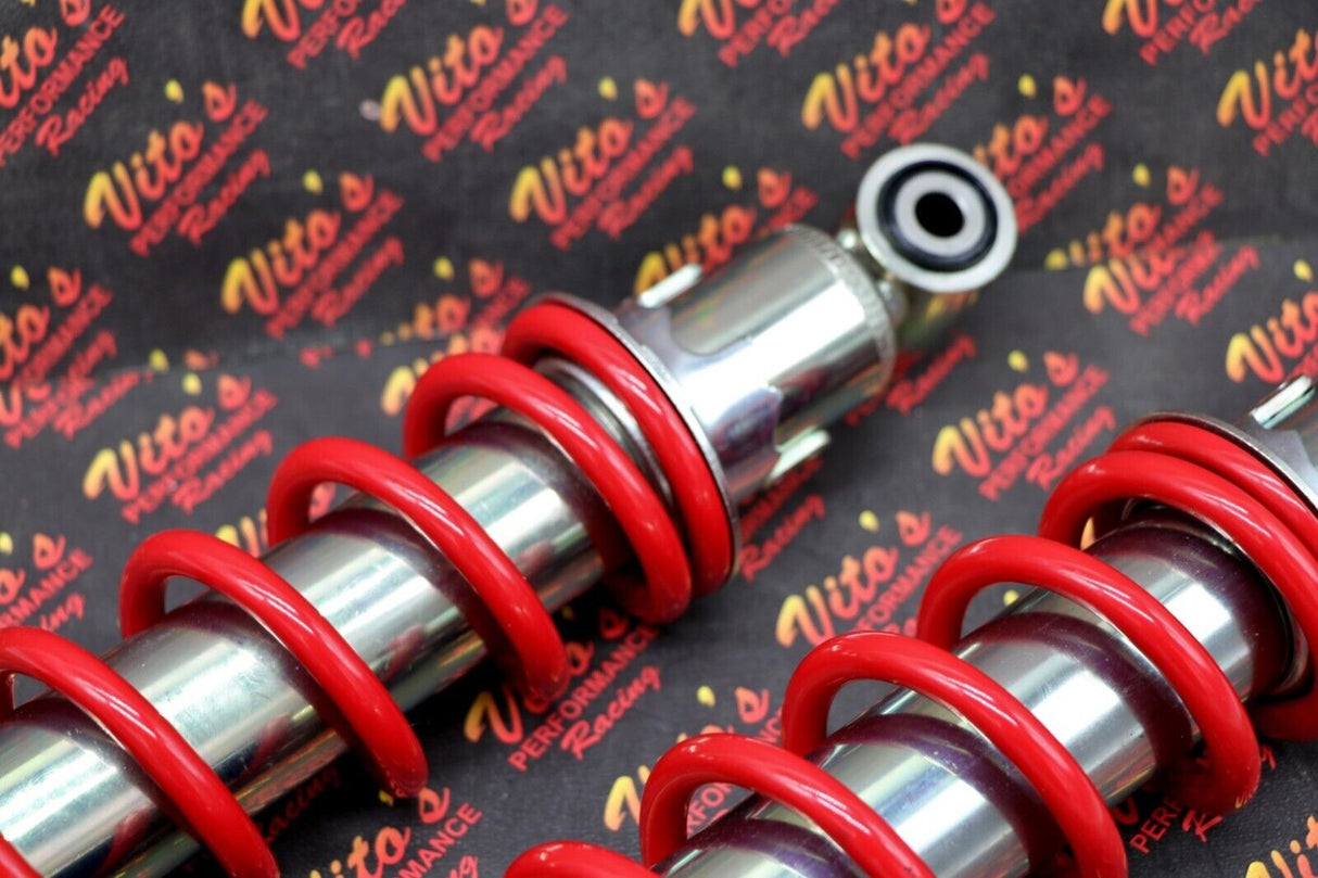 2 x NEW FRONT SHOCKS Yamaha Raptor 660 660r 2001-2005 ATV springs 15.5" RED 4