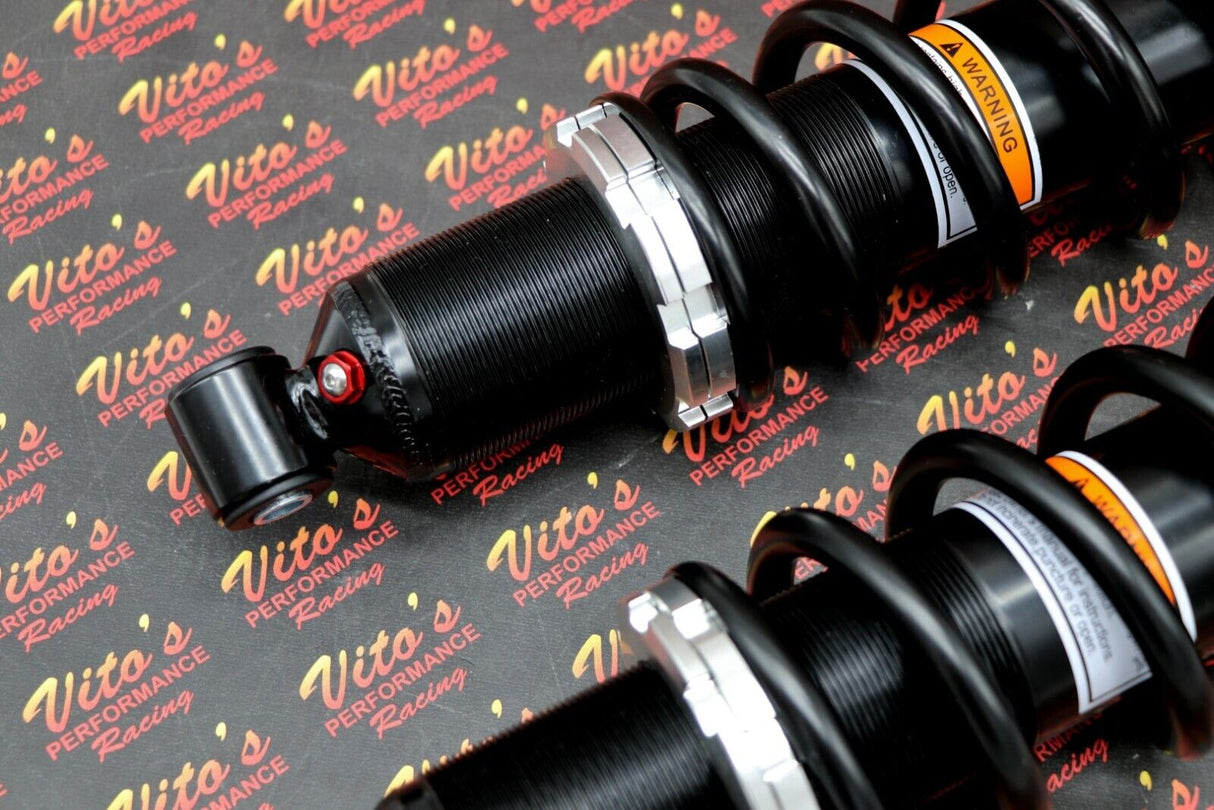2 x NEW FRONT SHOCKS Polaris RANGER 400 500 570 800 springs 16.5" BLACK 4