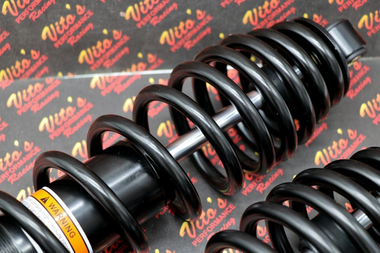 2 x NEW FRONT SHOCKS Polaris RANGER 400 500 570 800 springs 16.5" BLACK 5
