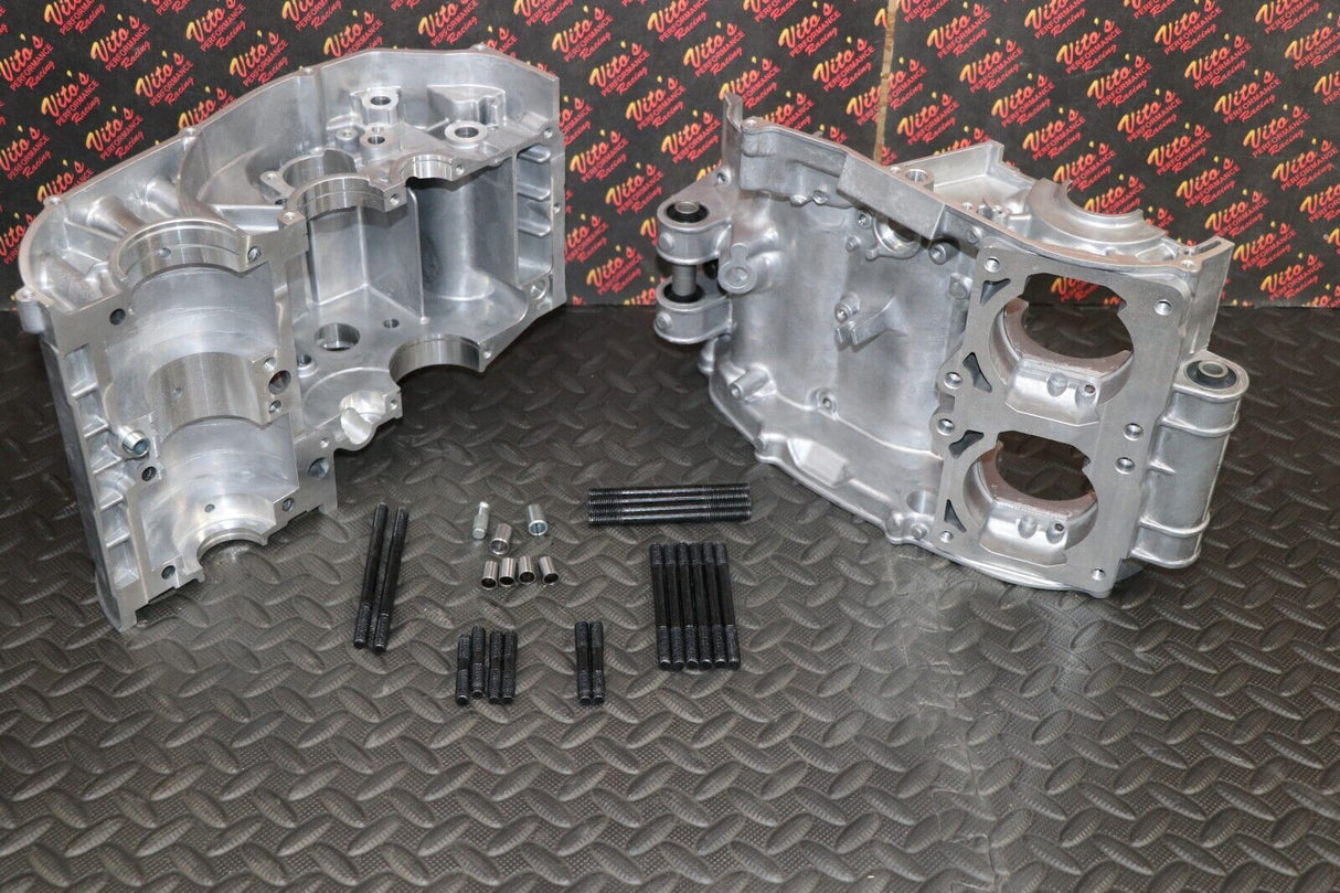 Yamaha Banshee Cases engine motor Crankcase Driveline TRENCHED for 7mm or 10mm 2