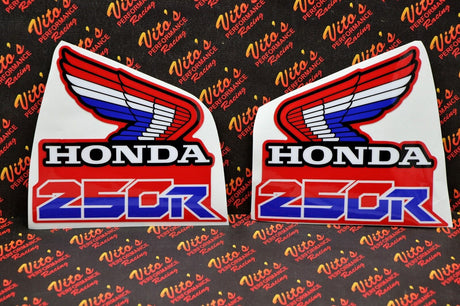 1985 1986 Honda ATC250R Decal sticker shroud left right 85 86 ATC 250R 3 Wheeler 1
