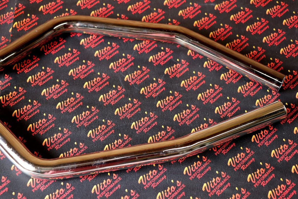 CHROME SHEARER pipes silencer STINGER TUBES for pod filter (no airbox) Banshee 3