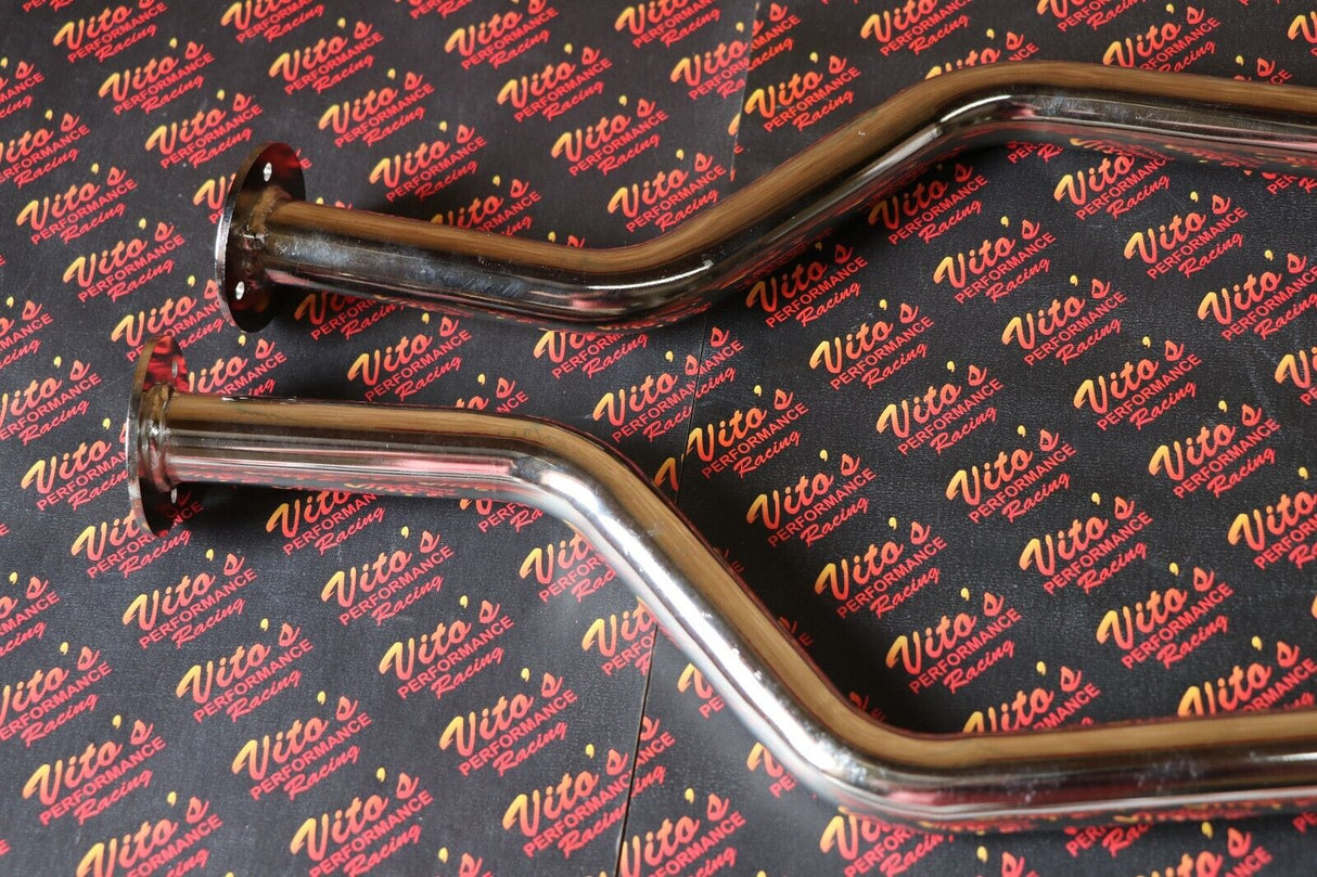 CHROME SHEARER pipes silencer STINGER TUBES for pod filter (no airbox) Banshee 8
