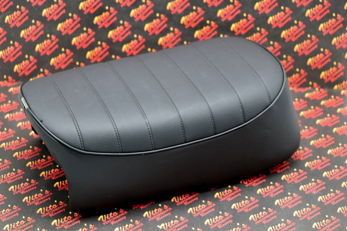 NEW Honda ATC70 seat complete - fits 1978-1985 ATC 70 BLACK PLEAT 2