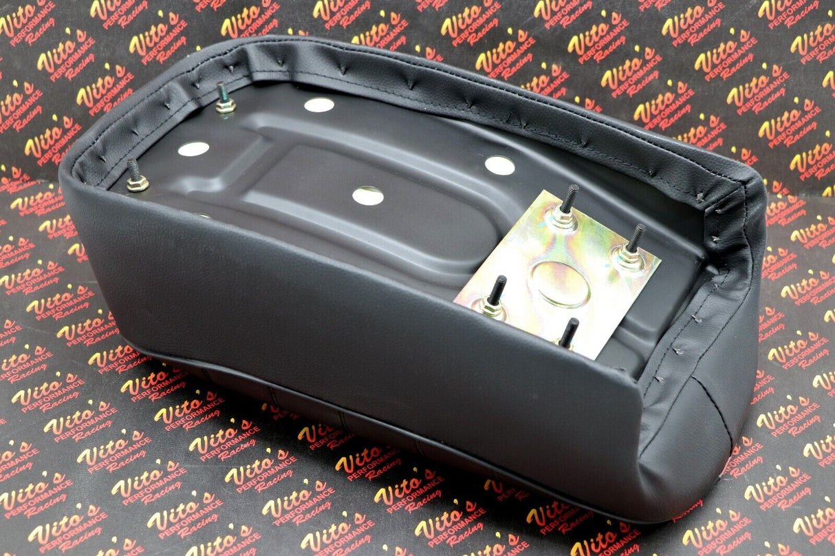 NEW Honda ATC70 seat complete - fits 1978-1985 ATC 70 BLACK PLEAT 3