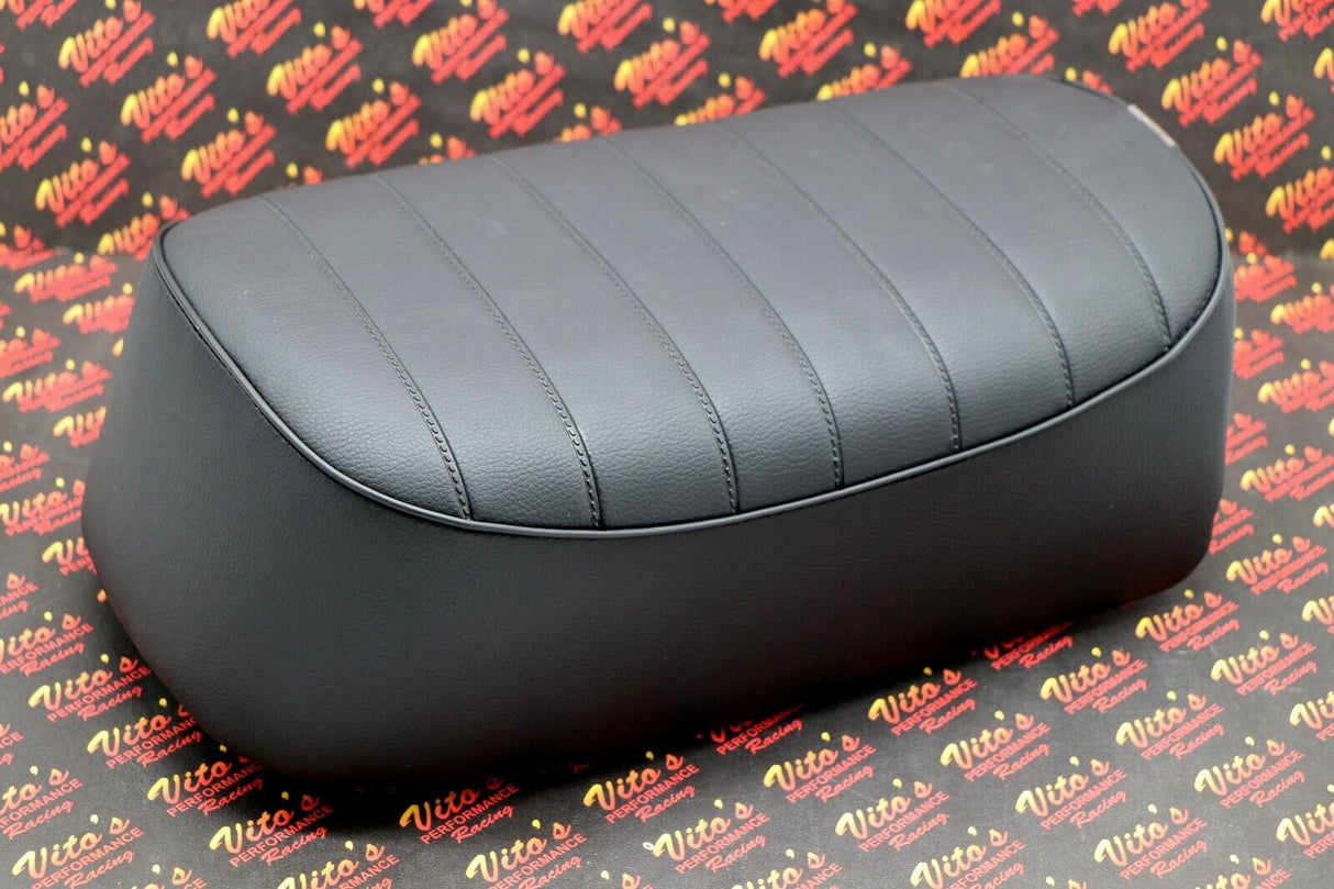 NEW Honda ATC70 seat complete - fits 1978-1985 ATC 70 BLACK PLEAT 5