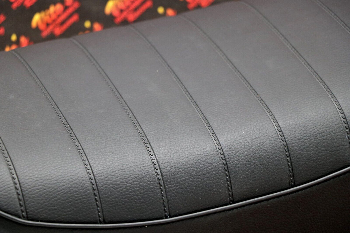 NEW Honda ATC70 seat complete - fits 1978-1985 ATC 70 BLACK PLEAT 6
