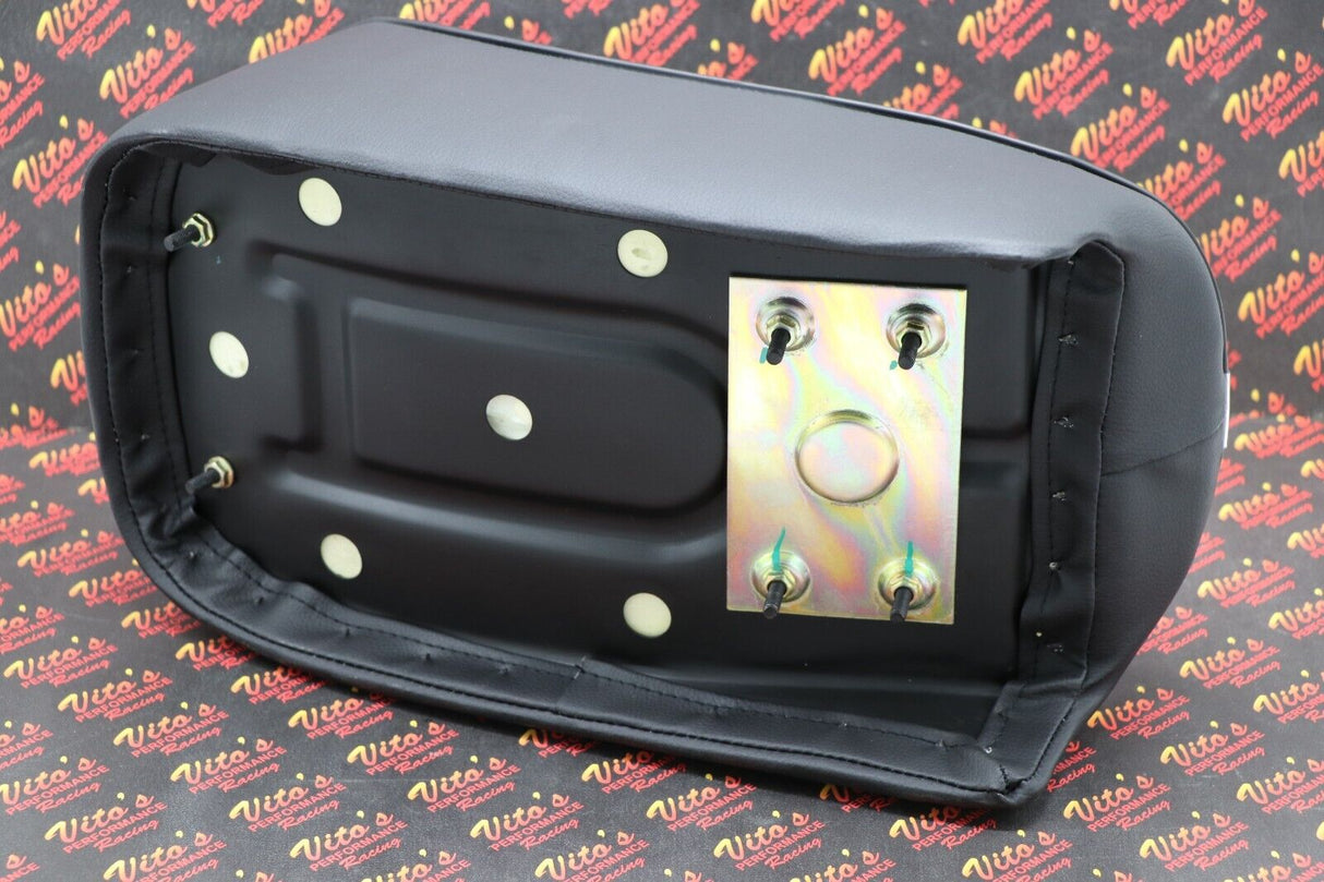 NEW Honda ATC70 seat complete - fits 1978-1985 ATC 70 BLACK PLEAT 7