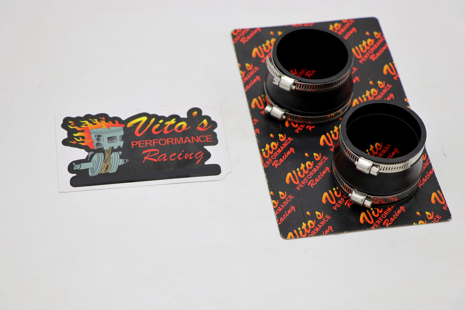 Vito's Banshee Carb Boots for airbox to larger 33mm 34mm 35mm carbs + 4 clamps 1