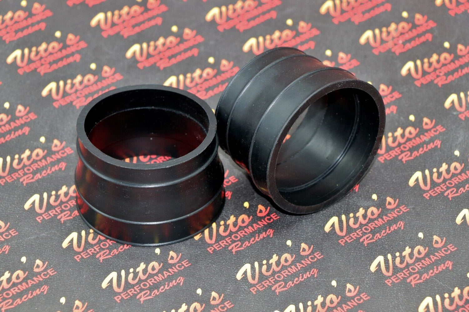 Vito's Banshee Carb Boots for airbox to larger 33mm 34mm 35mm carbs + 4 clamps 9