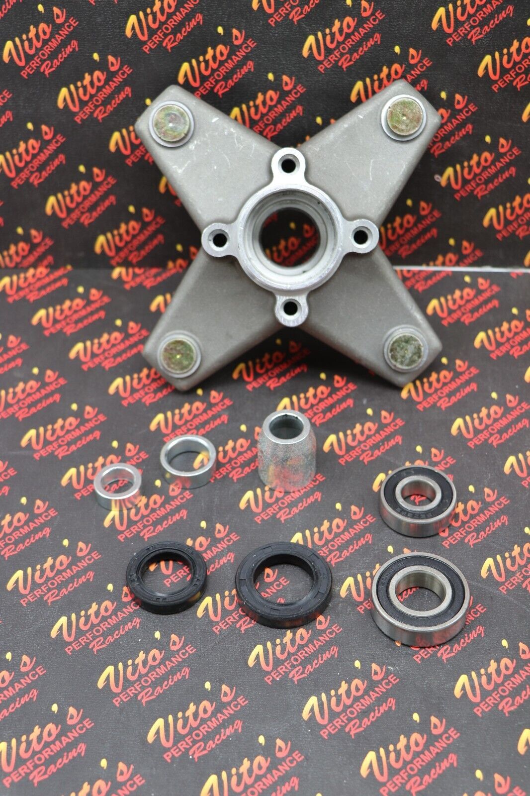 1 x NEW front hubs + studs seals bearings Yamaha Raptor 700 660 YFZ450 YFZ450r 2