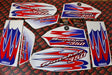 Vito's custom vinyl graphics 14MIL sticker Yamaha Banshee RED WHITE BLUE 2010 1