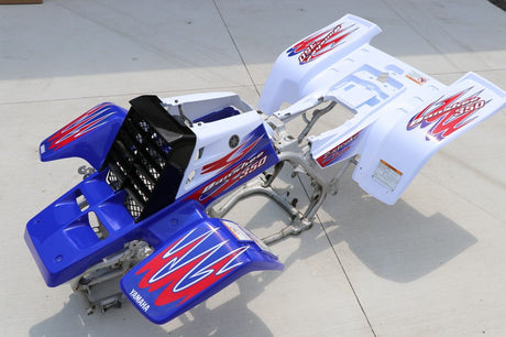 Vito's custom vinyl graphics 14MIL sticker Yamaha Banshee RED WHITE BLUE 2010 3