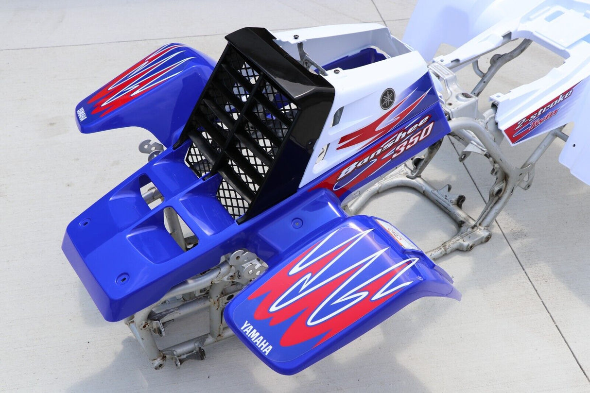 Vito's custom vinyl graphics 14MIL sticker Yamaha Banshee RED WHITE BLUE 2010 4