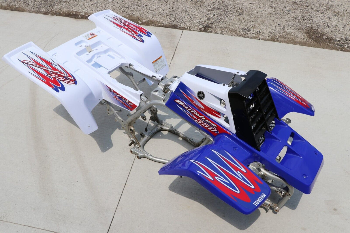Vito's custom vinyl graphics 14MIL sticker Yamaha Banshee RED WHITE BLUE 2010 6