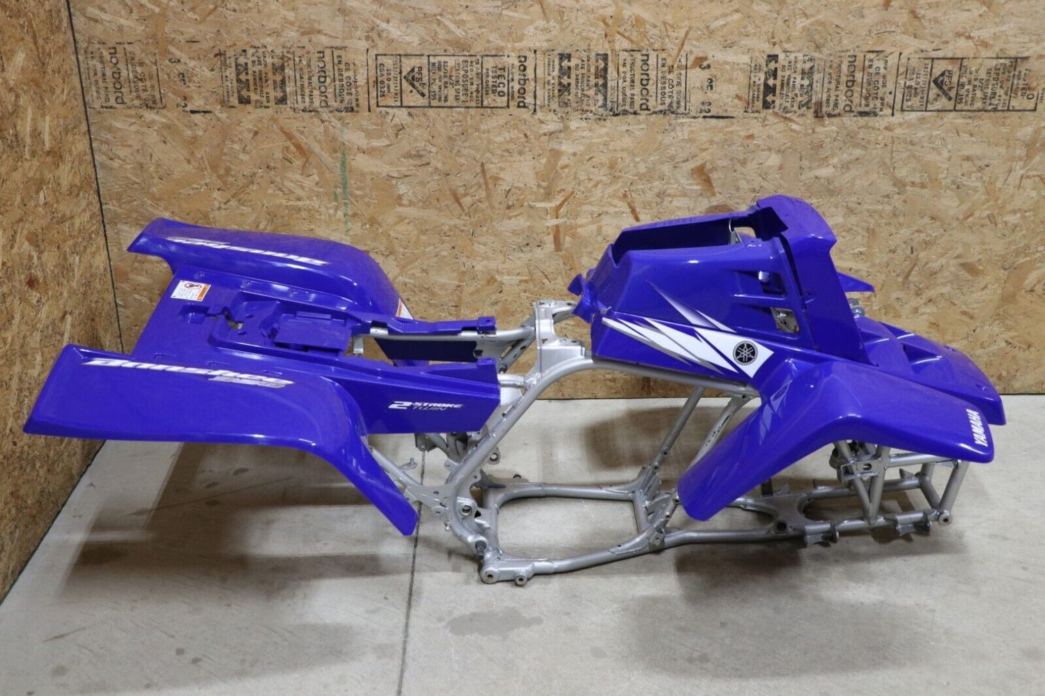 Vito's vinyl decal graphics kit 14MIL sticker Yamaha Banshee BLUE WHITE 2006 6