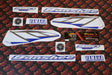 Vito's vinyl decal graphics kit 14MIL sticker Yamaha Banshee BLUE WHITE 2005 1