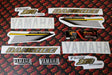 Vito's vinyl decal graphics kit 14MIL sticker Yamaha Banshee SILVER BLACK 2002 1