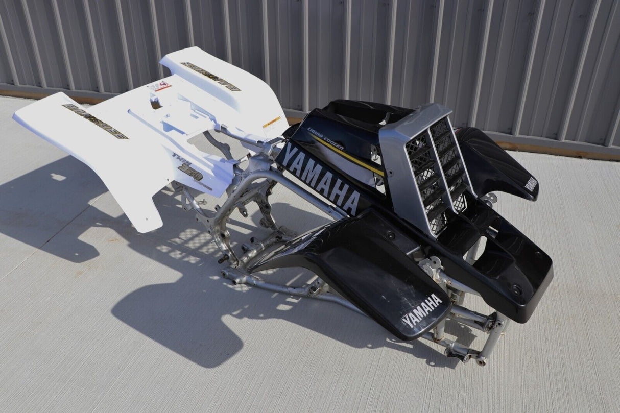 Vito's vinyl decal graphics kit 14MIL sticker Yamaha Banshee SILVER BLACK 2002 4