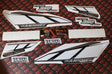 Vito's vinyl decal graphics kit 14MIL sticker Yamaha Banshee BLACK WHITE 2001 1