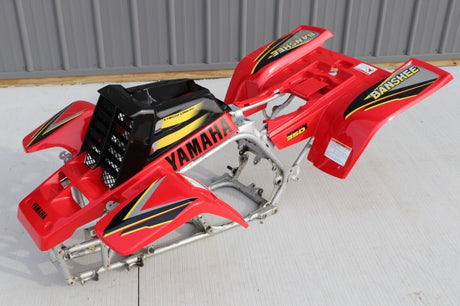 Vito's vinyl decal graphics kit 14MIL sticker Yamaha Banshee RED BLACK 1999 5