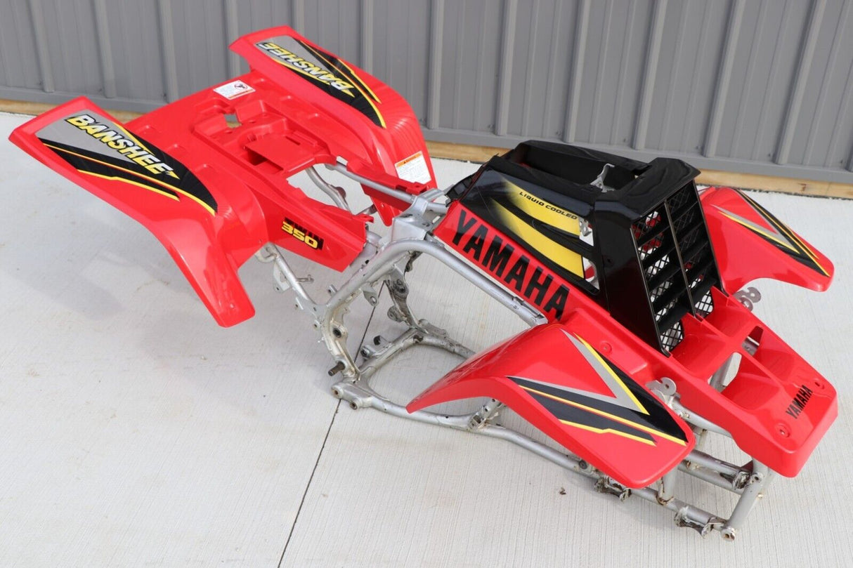 Vito's vinyl decal graphics kit 14MIL sticker Yamaha Banshee RED BLACK 1999 6