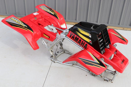 Vito's vinyl decal graphics kit 14MIL sticker Yamaha Banshee RED BLACK 1999 6