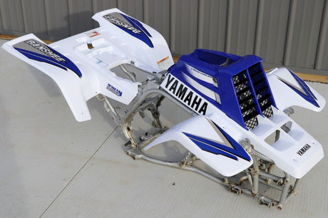 Vito's vinyl decal graphics kit 14MIL sticker Yamaha Banshee BLUE WHITE 1998 4