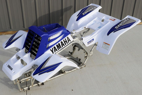 Vito's vinyl decal graphics kit 14MIL sticker Yamaha Banshee BLUE WHITE 1998 5