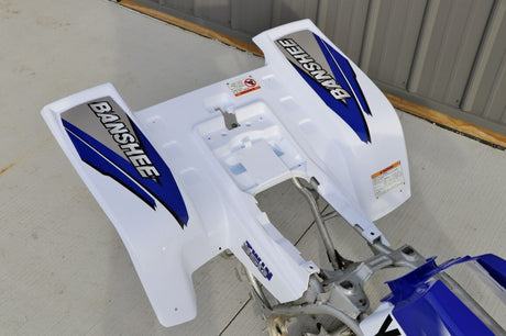 Vito's vinyl decal graphics kit 14MIL sticker Yamaha Banshee BLUE WHITE 1998 9