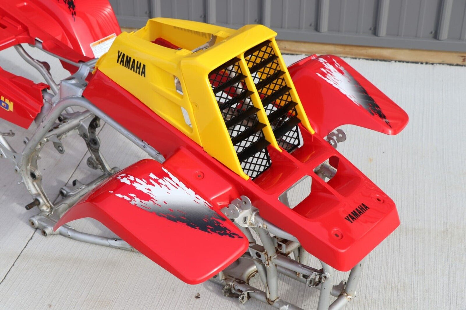 Vito's vinyl decal graphics kit 14MIL sticker Yamaha Banshee RED YELLOW 1996 6