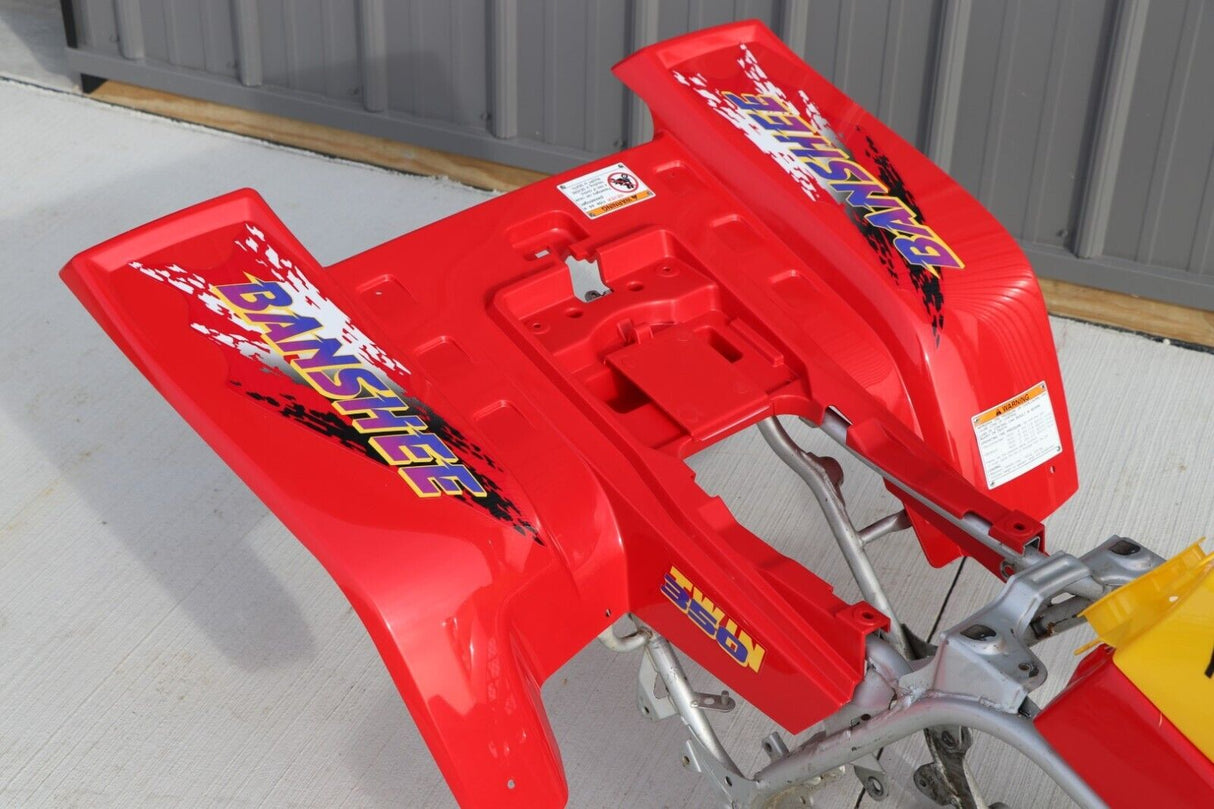Vito's vinyl decal graphics kit 14MIL sticker Yamaha Banshee RED YELLOW 1996 8