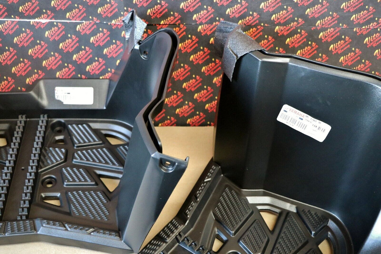 2 x OEM Floorboard footrest footwell Heel guards L+R Yamaha Kodiak 450 2018-2024 4