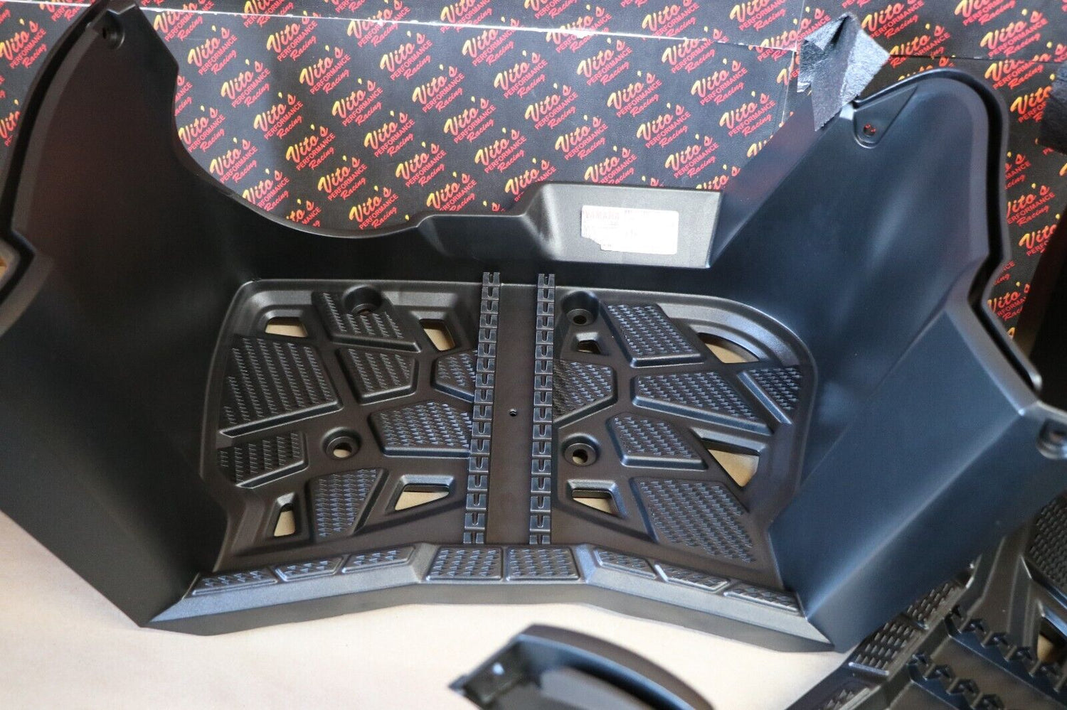 2 x OEM Floorboard footrest footwell Heel guards L+R Yamaha Kodiak 450 2018-2024 5