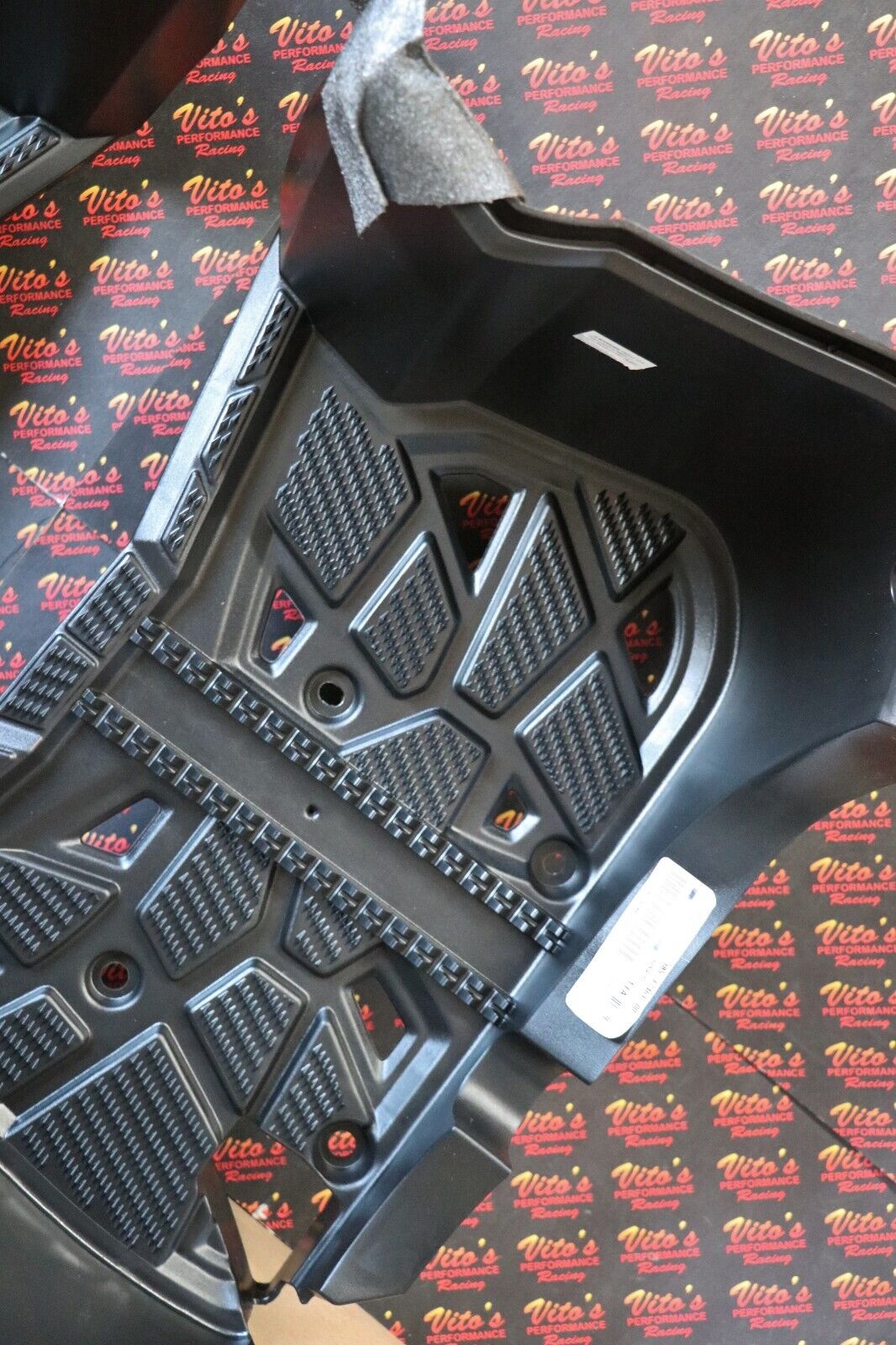 2 x OEM Floorboard footrest footwell Heel guards L+R Yamaha Kodiak 450 2018-2024 7
