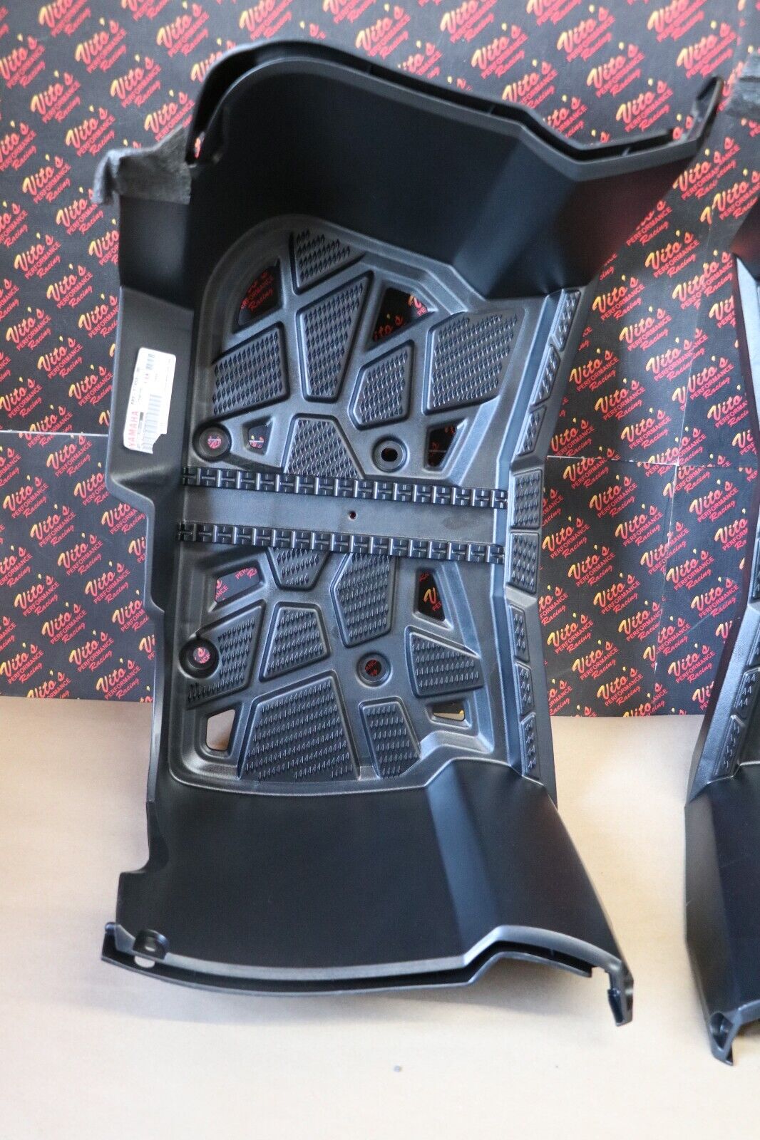 2 x OEM Floorboard footrest footwell Heel guards L+R Yamaha Kodiak 450 2018-2024 9