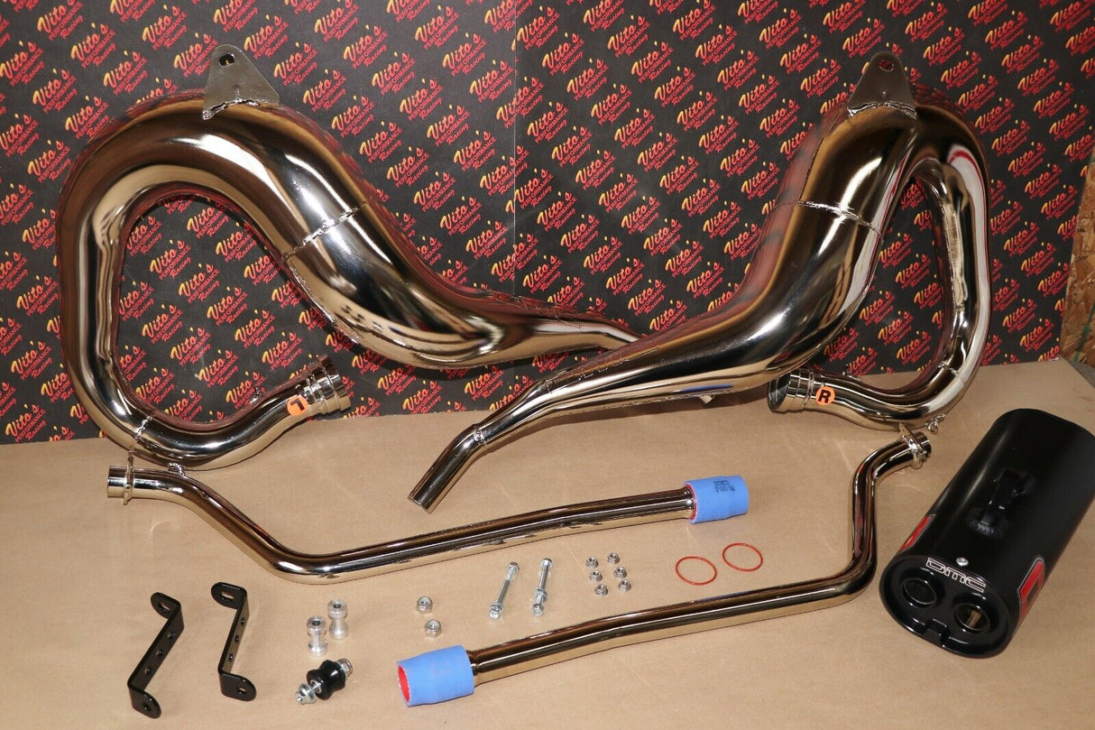 YAMAHA BANSHEE CHROME DMC 916 998 PIPES + SILENCER 1987-2006 2