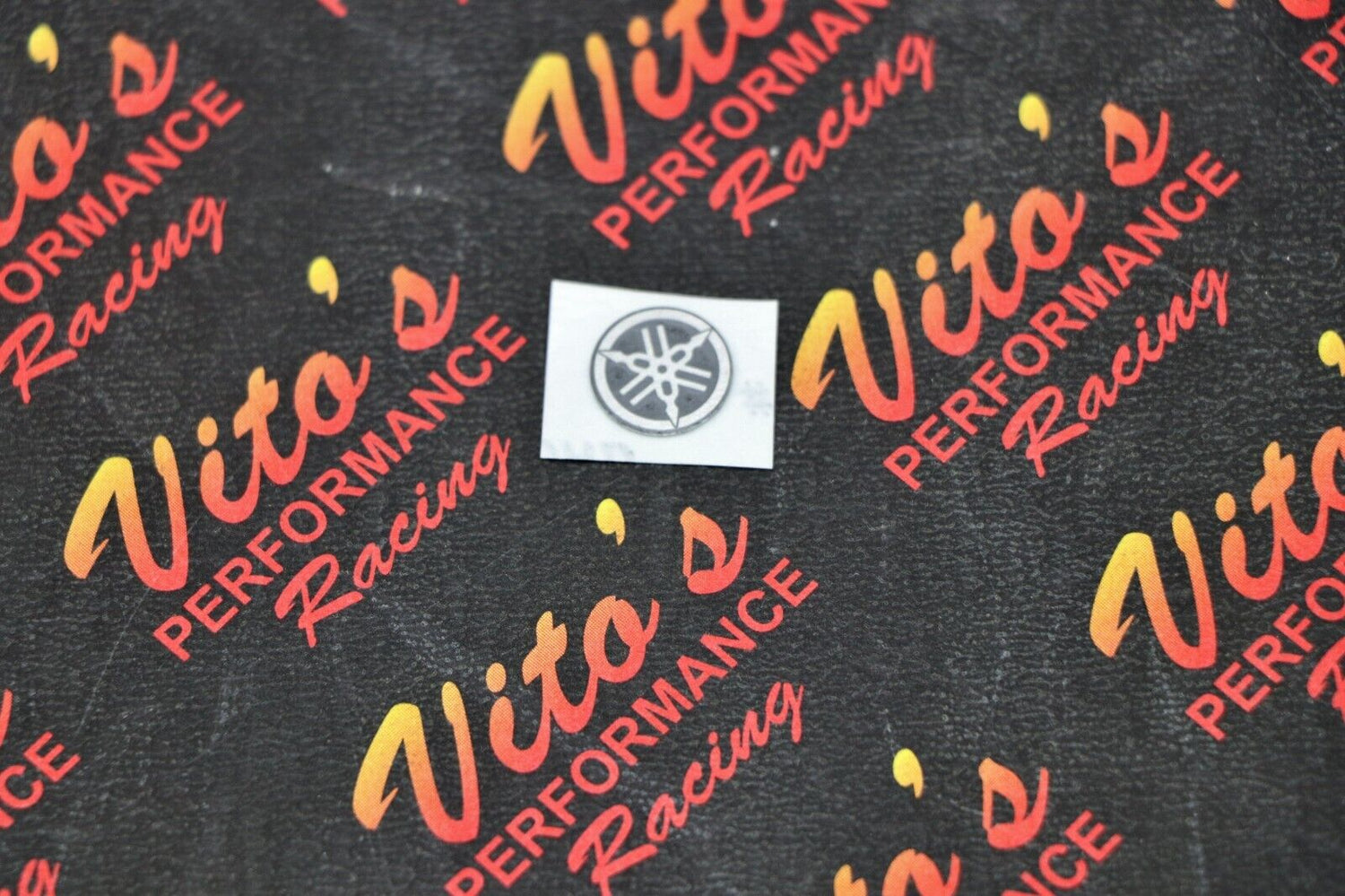 LOGO EMBLEM for handlebar key switch plastic stem cover Yamaha Banshee Blaster 1