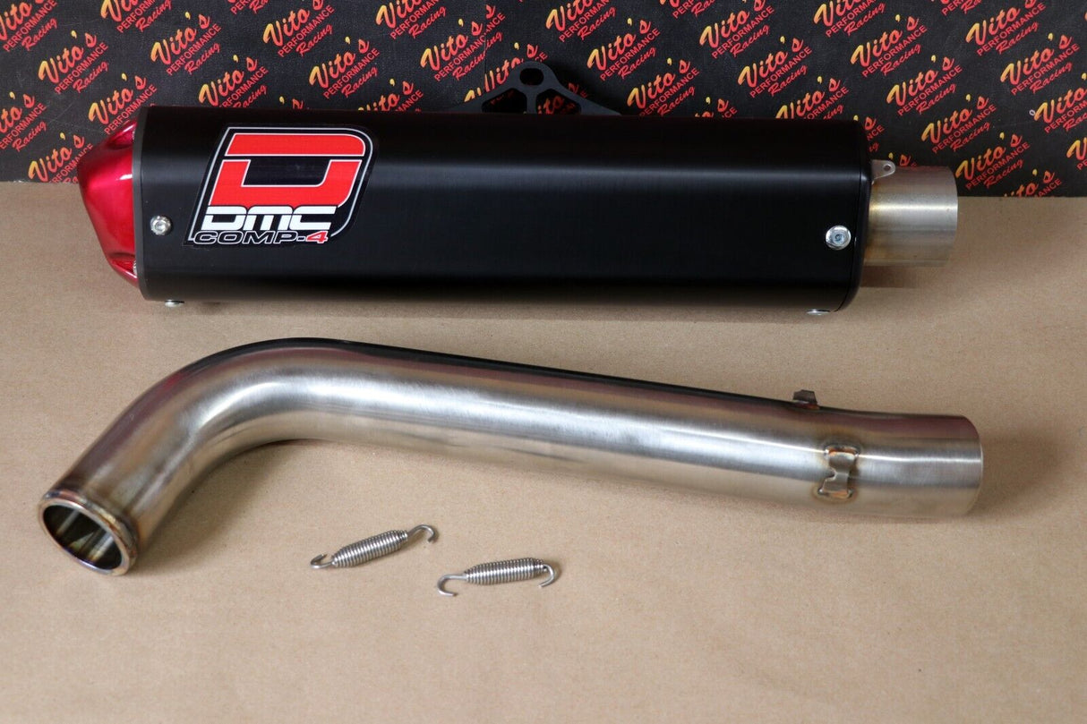 DMC Competition Slip-On Exhaust Black Comp Yamaha Raptor 700 2006-2022 1
