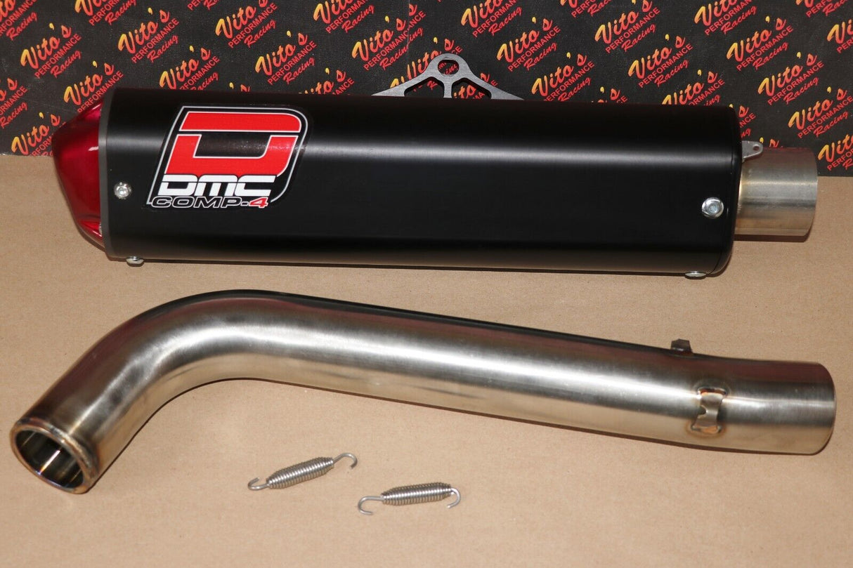 DMC Competition Slip-On Exhaust Black Comp Yamaha Raptor 700 2006-2022 3