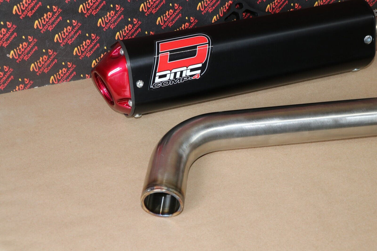 DMC Competition Slip-On Exhaust Black Comp Yamaha Raptor 700 2006-2022 5
