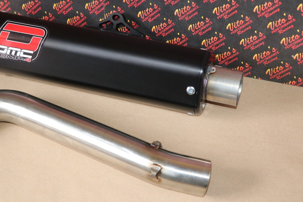 DMC Competition Slip-On Exhaust Black Comp Yamaha Raptor 700 2006-2022 6