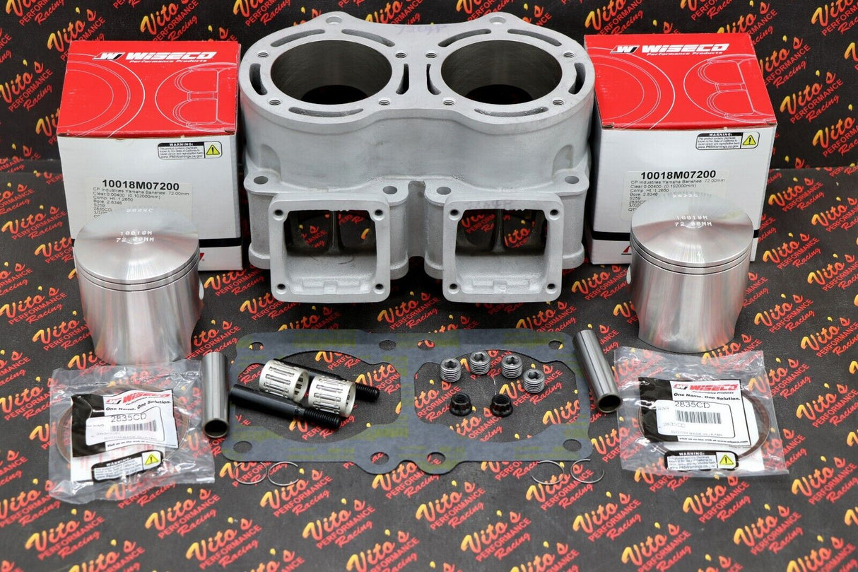 Yamaha Banshee CHEETAH SUPER CUB 521cc 72.00mm 10mm + pistons BIG BORE TOP END 1