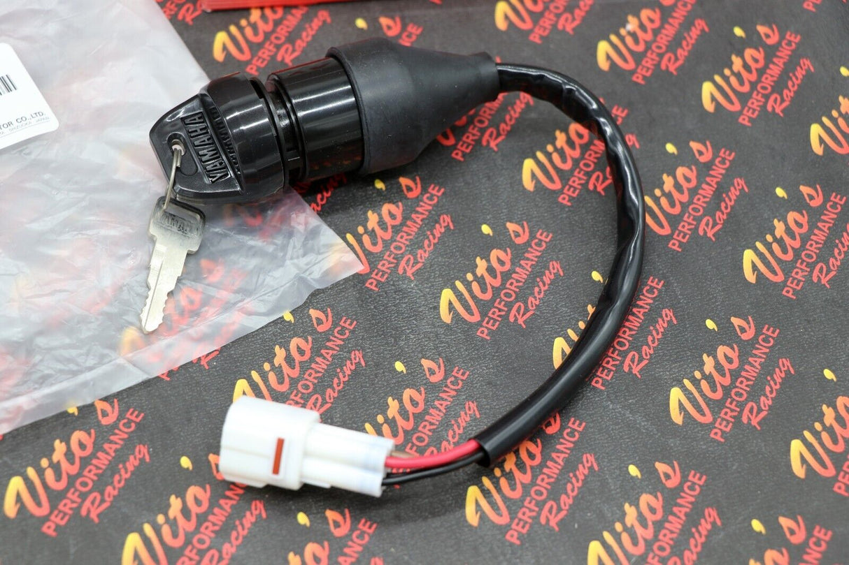 NEW OEM key on/off switch + factory plastic bezel YAMAHA Banshee 1995-2001 2