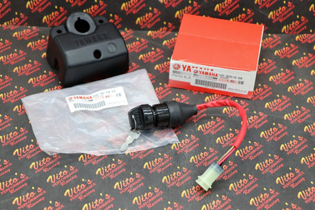 NEW OEM key on/off switch + factory plastic bezel YAMAHA Banshee 1987-1994 1