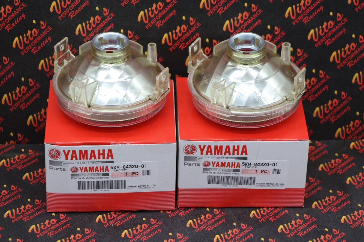 2 x headlight lens body buckets assembly OEM factory Yamaha Banshee Warrior 4
