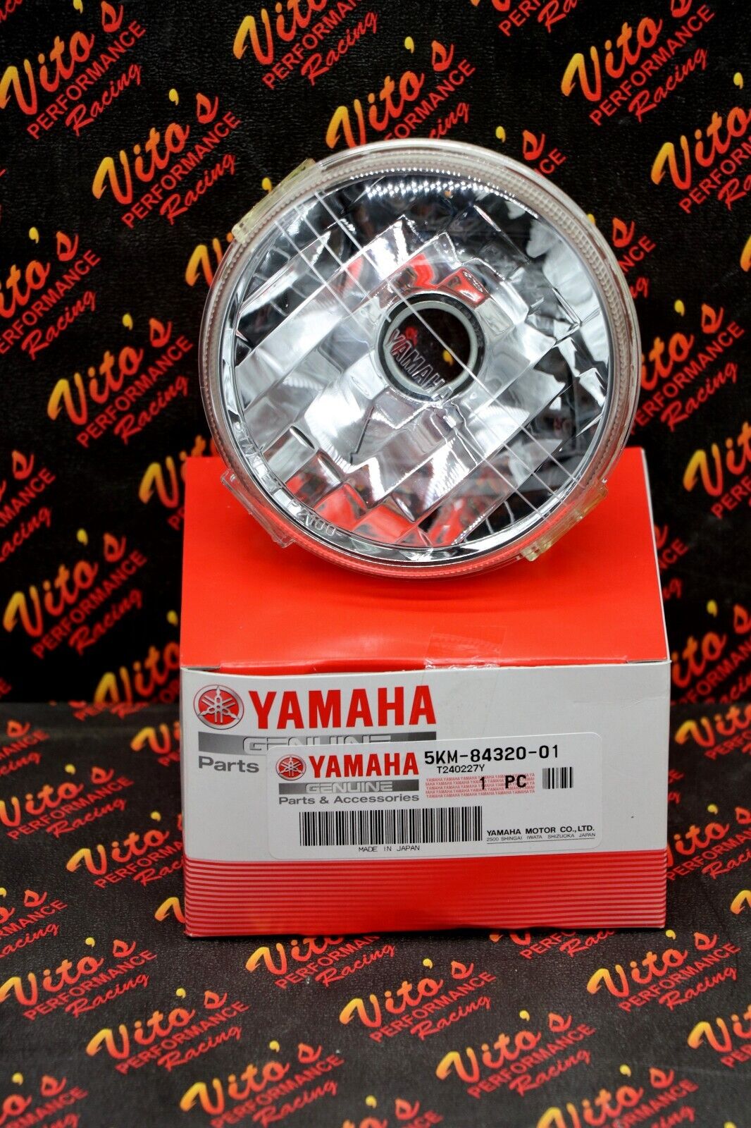 2 x headlight lens body buckets assembly OEM factory Yamaha Banshee Warrior 6