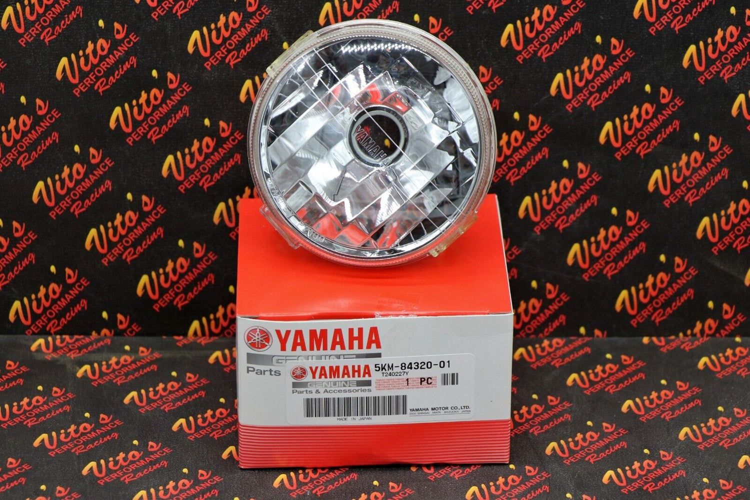 2 x headlight lens grill body bucket assembly OEM factory Yamaha Banshee Warrior 9