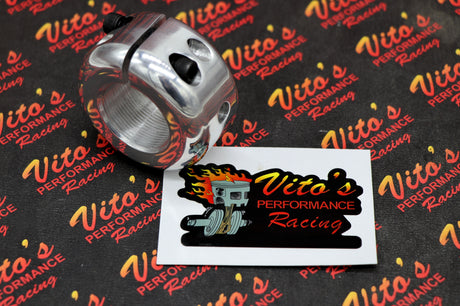 NEW LOCKING AXLE NUT Billet polished aluminum Yamaha Banshee 350 / Blaster 200 1