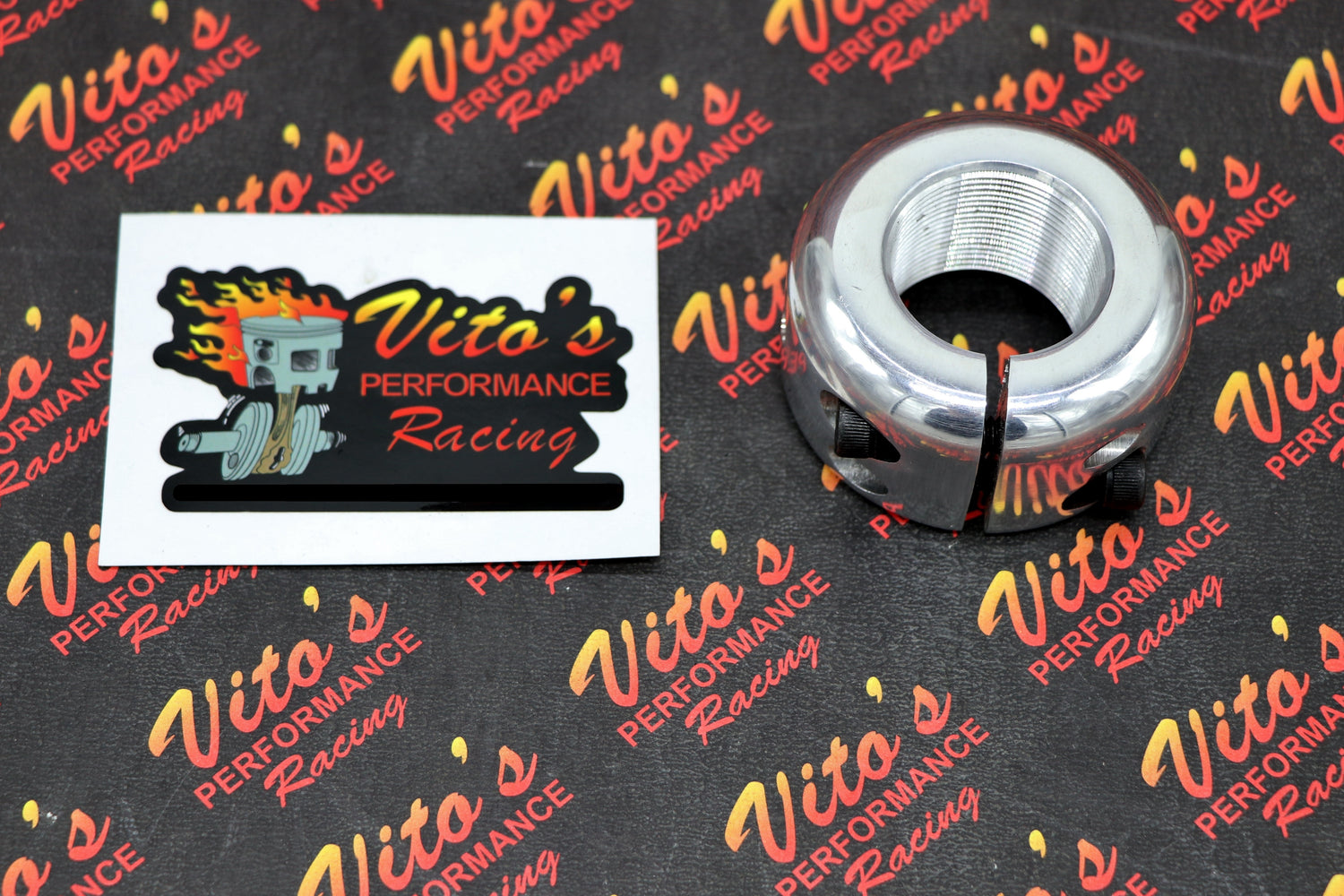 NEW LOCKING AXLE NUT Billet polished aluminum Yamaha Banshee 350 / Blaster 200 2